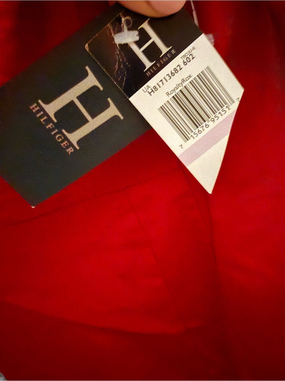 Tommy Hilfiger Red Silk Sheath Midi Size 6 Dress Sleeveless Holiday Cocktail NWT - Picture 4 of 6